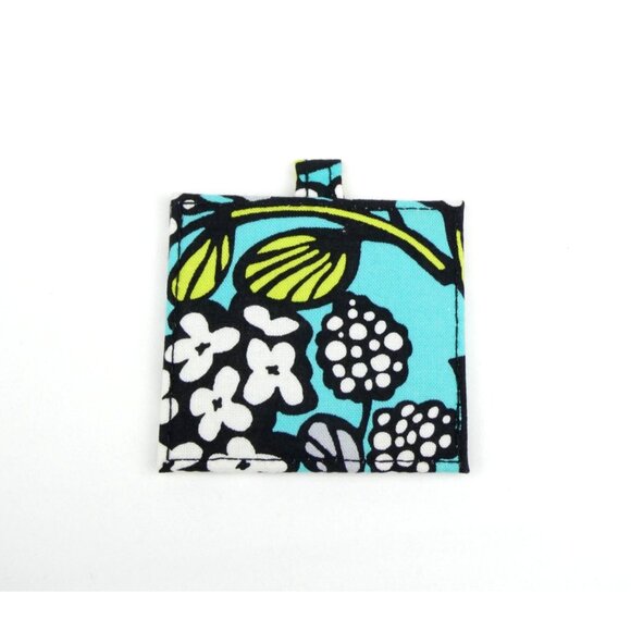 Vera Bradley Island Blooms Zip Close Cosmetic Case w/ Mirror - Picture 9 of 10